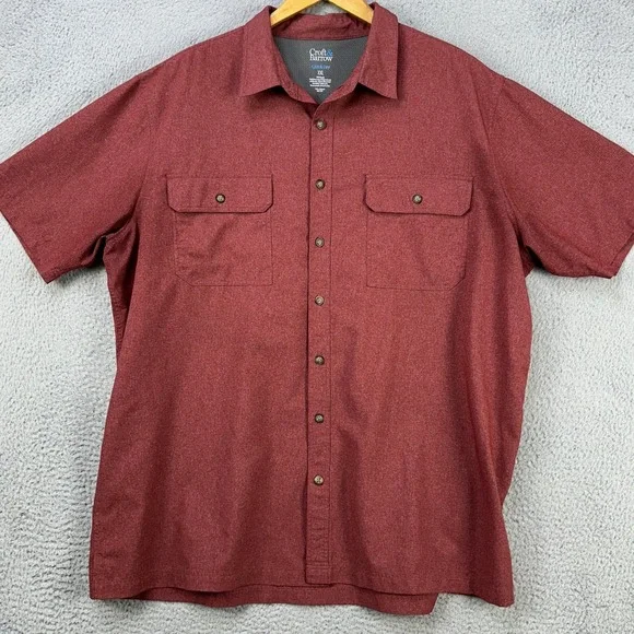 croft and barrow short sleeve dress shirts New Croft & Barrow Men's Short Sleeves Button-Down Collar Dress Shirt MSRP  $36